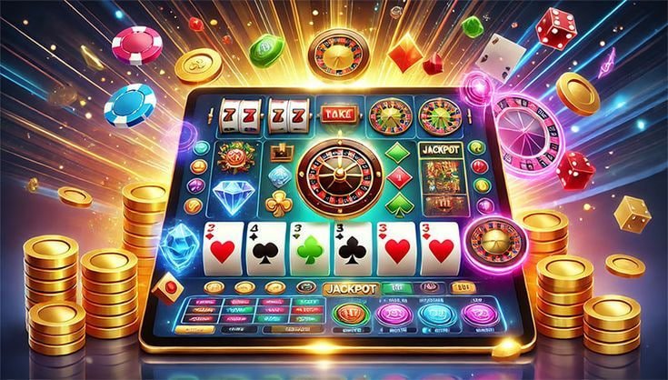 Tampilan Texas Hold'em Bonus di layar mobile dengan kontrol taruhan dan video dealer HD